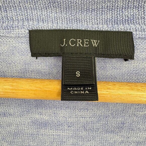 J. Crew Merino Wool V-neck Sweater in Heather Violet, Small, Transition Spring - Picture 8 of 9